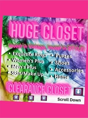 Hello & Welcome 🙏🏻 TIP: Use the FILTER BUTTON to SORT & SEARCH HUGE Closet